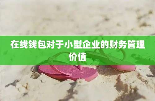 在线钱包对于小型企业的财务管理价值