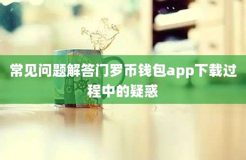 常见问题解答门罗币钱包app下载过程中的疑惑