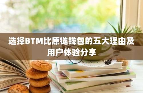 选择BTM比原链钱包的五大理由及用户体验分享