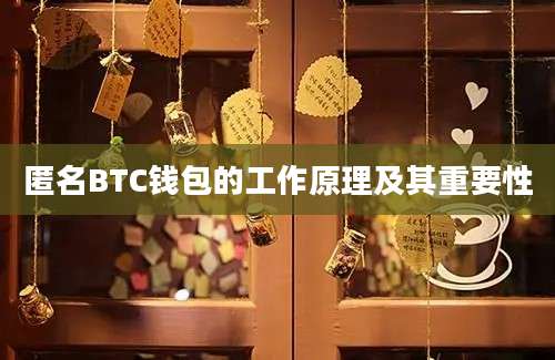 匿名BTC钱包的工作原理及其重要性