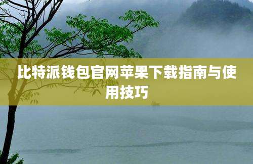 比特派钱包官网苹果下载指南与使用技巧