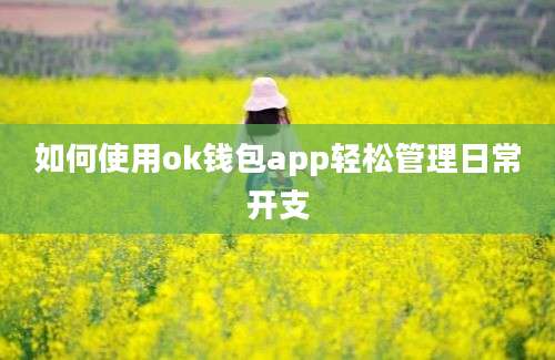 如何使用ok钱包app轻松管理日常开支