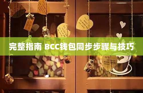 完整指南 BCC钱包同步步骤与技巧