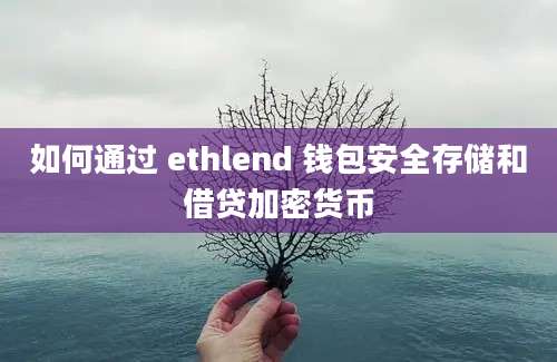 如何通过 ethlend 钱包安全存储和借贷加密货币