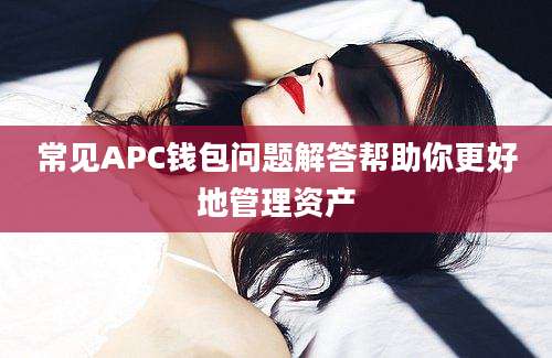 常见APC钱包问题解答帮助你更好地管理资产