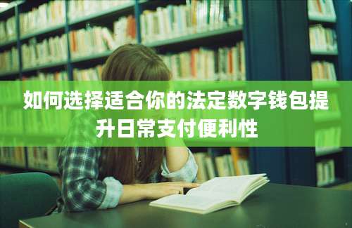 如何选择适合你的法定数字钱包提升日常支付便利性