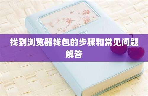 找到浏览器钱包的步骤和常见问题解答