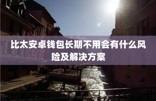 比太安卓钱包长期不用会有什么风险及解决方案