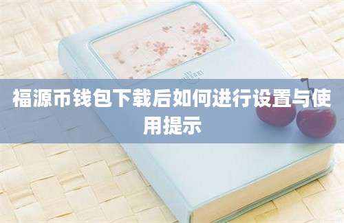 福源币钱包下载后如何进行设置与使用提示