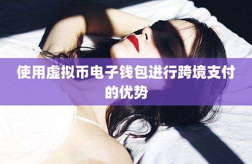 使用虚拟币电子钱包进行跨境支付的优势