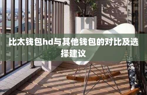 比太钱包hd与其他钱包的对比及选择建议