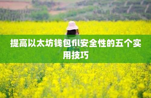 提高以太坊钱包fil安全性的五个实用技巧