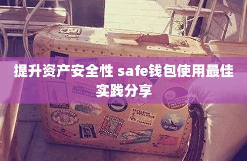 提升资产安全性 safe钱包使用最佳实践分享