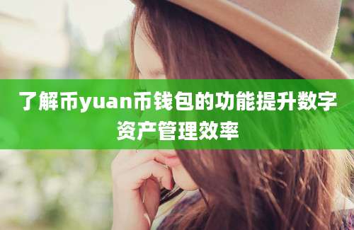 了解币yuan币钱包的功能提升数字资产管理效率